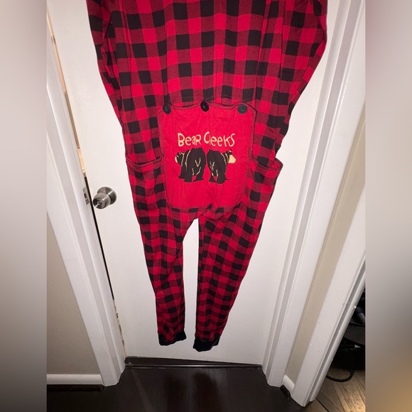 Lazy one - bear cheeks pajamas. EUC - Picture 7 of 7